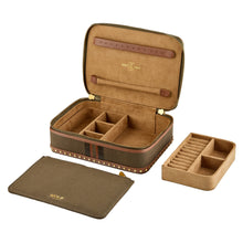 Load image into Gallery viewer, WOLF Ida Travel Zip Jewelry Case 190042