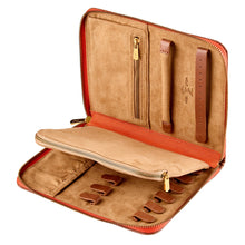 Load image into Gallery viewer, WOLF Ida Travel Zip Jewelry Portfolio 190046