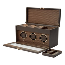 Load image into Gallery viewer, WOLF Earth Triple Watch Winder 190506