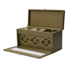 Load image into Gallery viewer, WOLF Earth Triple Watch Winder 190541