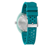 Load image into Gallery viewer, BULOVA Mens BUL Green Hybrid-Ceramic Case, Green HNBR Rubber, Brown Dial, WR 0100M 98B446