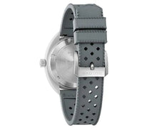 Load image into Gallery viewer, BULOVA Mens BUL Gray Hybrid-Ceramic Case, Gray HNBR Rubber, White Dial, WR 0100M 98B449