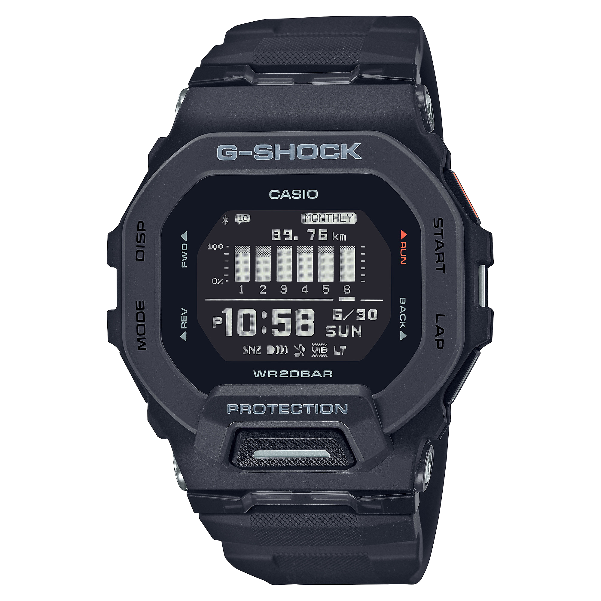 G−SHOCK GBD−200UU CASIO G-SQUAD GBD-200 SERIES GBD-200-1 – Watch Warehouse Calgary