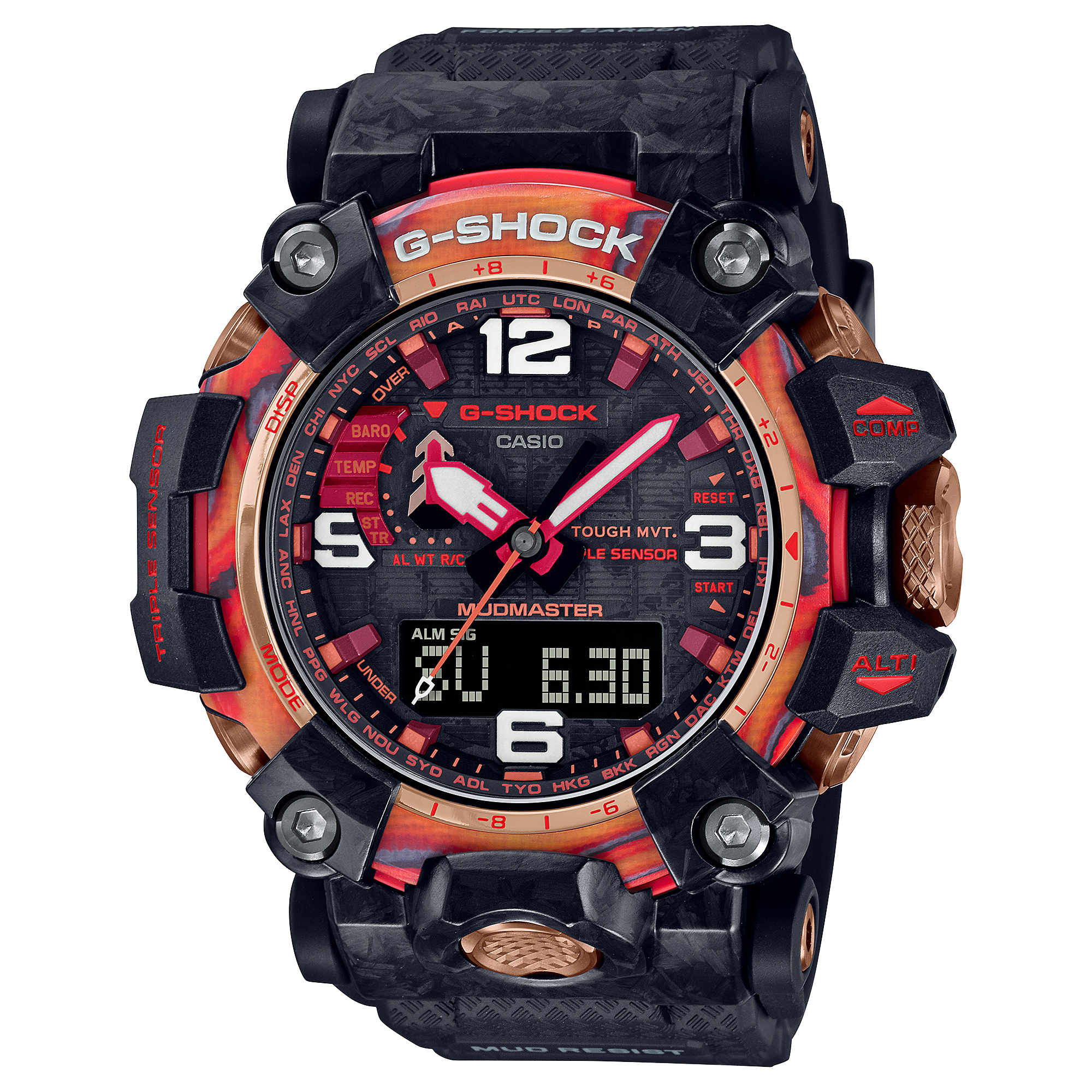 CASIO G-SHOCK「GA-1000FC-1A」 Casio G-shock Gravity Master GA-1000FC-1A - YouTube