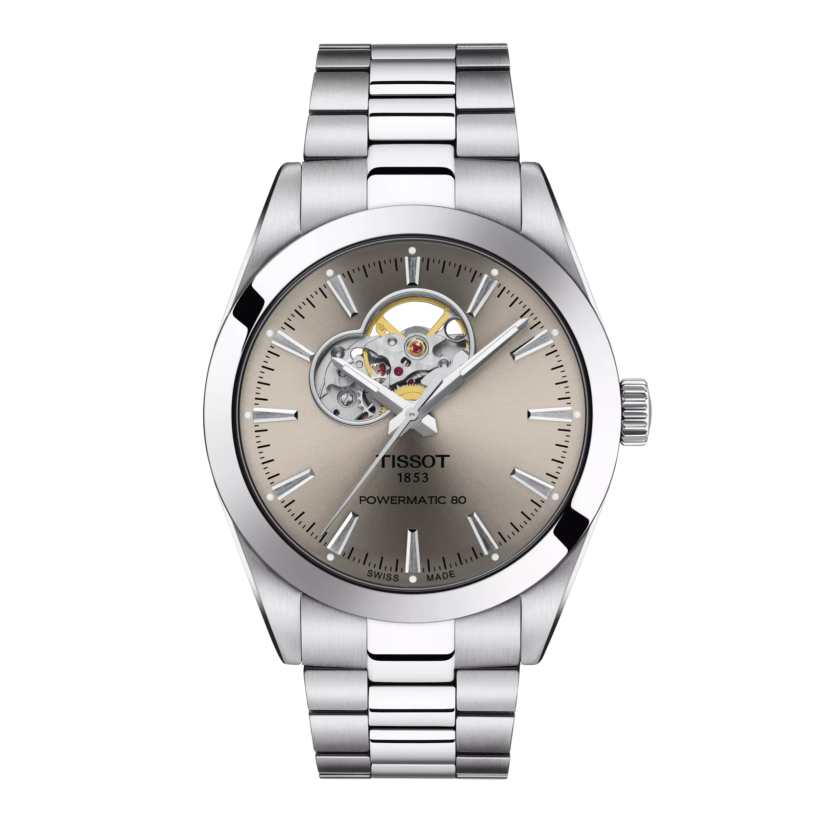 Tissot Gentleman Powermatic 80 Open Heart T1274071108100 – Watch
