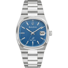 Load image into Gallery viewer, BULOVA Mens BUL Silver-Tone Stainless Steel Case, Silver-Tone Stainless Steel Bracelet, Blue Dial, WR 0030M 96B440