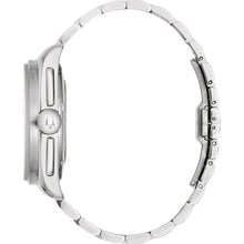 Load image into Gallery viewer, BULOVA Mens BUL Silver-Tone Stainless Steel Case, Silver-Tone Stainless Steel Combination Bracelet/Strap, Red Dial, WR 0050M 96K115