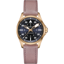 Load image into Gallery viewer, HAMILTON - KHAKI AVIATION PILOT AUTO H76245840