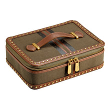 Load image into Gallery viewer, WOLF Ida Travel Zip Jewelry Case  190042
