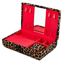 Load image into Gallery viewer, WOLF Savanna Leopard Print Medium Jewellery Box 395010
