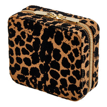 Load image into Gallery viewer, WOLF Savanna Leopard Print Jewellery Zip Case 395011
