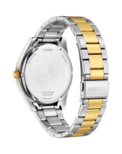 Load image into Gallery viewer, CITIZEN Mens QTZ QTZ Two-Tone Stainless Steel Case, Two-Tone Stainless Steel Bracelet, Blue  Dial, WR 0100M BI1036-57L
