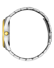 Load image into Gallery viewer, CITIZEN Mens QTZ QTZ Two-Tone Stainless Steel Case, Two-Tone Stainless Steel Bracelet, Blue  Dial, WR 0100M BI1036-57L
