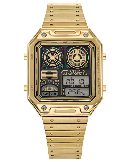 CITIZEN Mens Quartz C-3PO Star Wars Classic Characters JG2123-59E