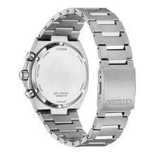 Load image into Gallery viewer, CITIZEN Mens ECO ECO Silver-Tone Super Titanium Case, Silver-Tone Super Titanium Bracelet, Salmon  Dial, WR 0100M CA4610-85Z
