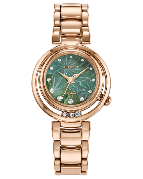 CITIZEN Ladies Eco-Drive Arcly Dress/Classic EM1113-58Y