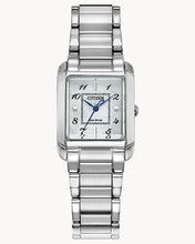 Load image into Gallery viewer, CITIZEN Ladies ECO ECO Silver-Tone Stainless Steel Case, Silver-Tone Stainless Steel Bracelet, White Mother of Pearl  Dial, WR 0050M EW5600-52D
