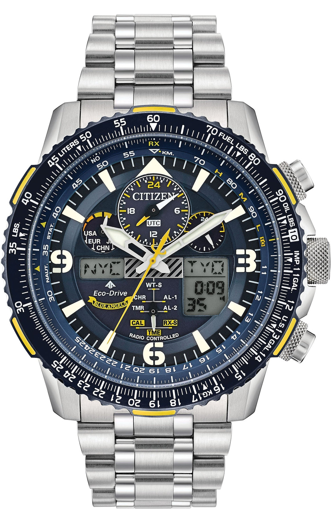 CITIZEN PROMASTER BLUE ANGELS SKYHAWK A-T JY8078-52L