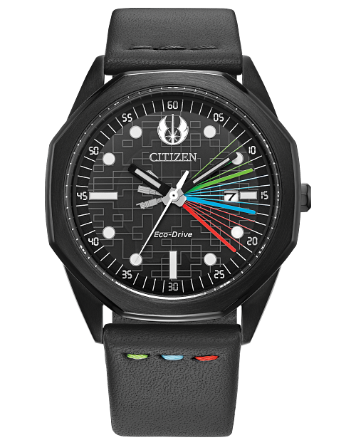 CITIZEN Mens Eco-Drive Jedi Master Star Wars Classic BM7498-00W