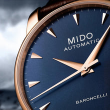 Load image into Gallery viewer, Mido Baroncelli Midnight Blue Gent M86.0.031.58
