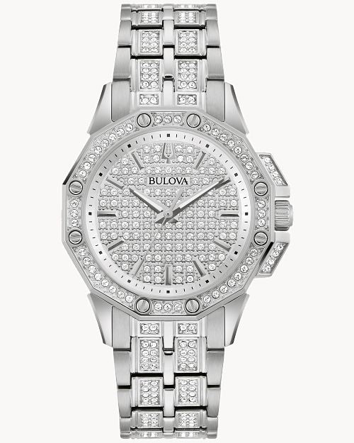 BULOVA Ladies Quartz Octava Dress/Classic Crystal 96L305