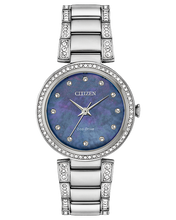Load image into Gallery viewer, CITIZEN Ladies Eco-Drive Silhouette Crystal Dress/Classic EM0840-59N
