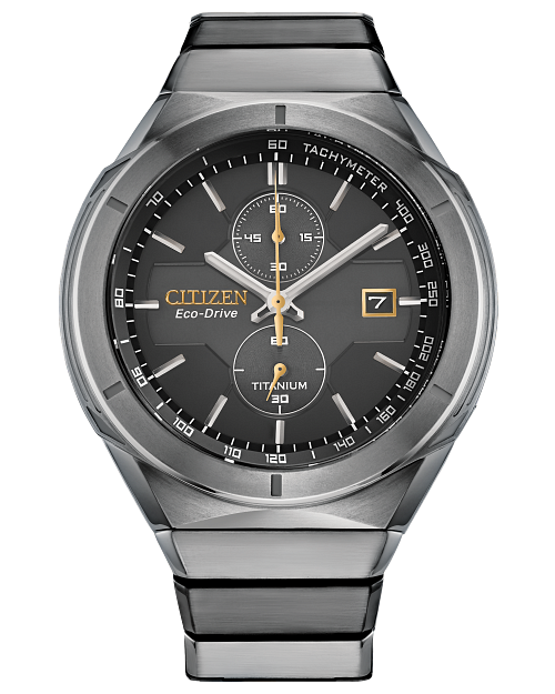 CITIZEN Mens Eco-Drive Armor Super Titanium CA7058-55E