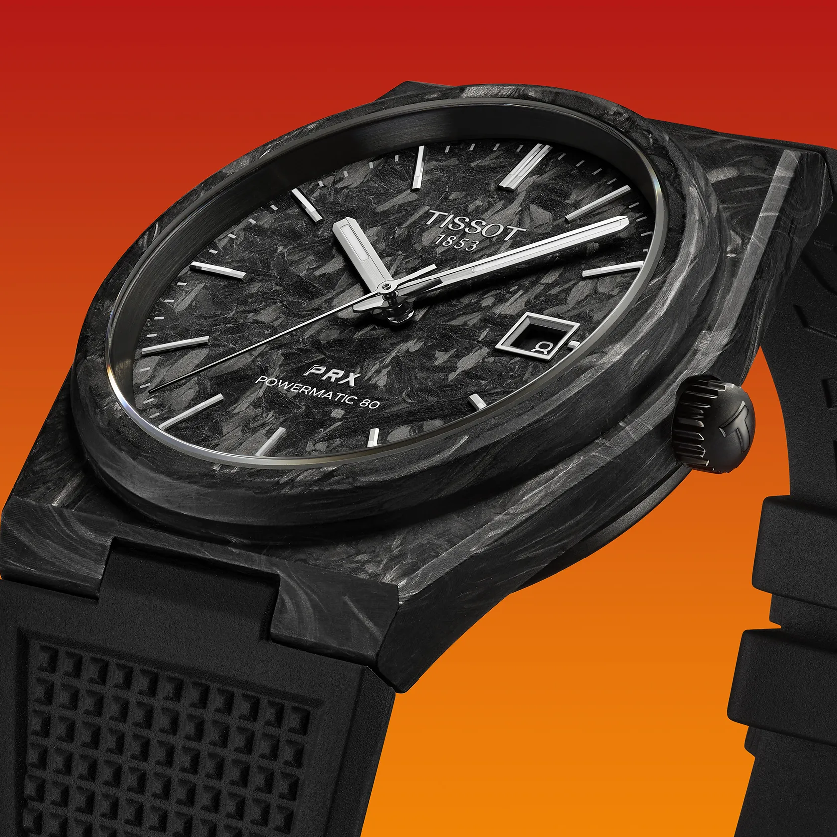 TISSOT PRX Powermatic 80 40mm Carbon T1379079720100 – Watch