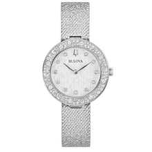 Load image into Gallery viewer, BULOVA Ladies  BUL Silver-Tone Stainless Steel Case, Silver-Tone Stainless Steel Bracelet, Silver  Dial, WR 0030M 96L329
