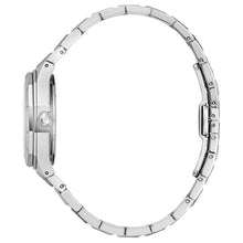 Load image into Gallery viewer, BULOVA Ladies  BUL Silver-Tone Stainless Steel Case, Silver-Tone Stainless Steel Bracelet, Purple  Dial, WR 0100M 96M168
