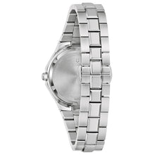 Load image into Gallery viewer, BULOVA Ladies  BUL Silver-Tone Stainless Steel Case, Silver-Tone Stainless Steel Bracelet, Purple  Dial, WR 0100M 96M168
