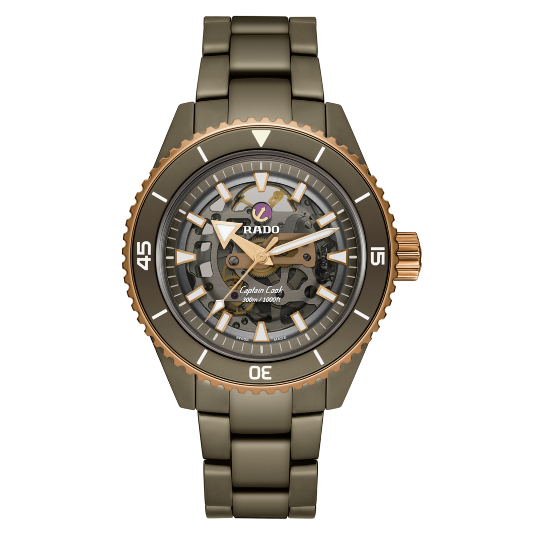 RADO Captain Cook High-Tech Ceramic Skeleton R32150162