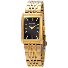 Load image into Gallery viewer, CITIZEN Mens QTZ QTZ Gold-Tone Stainless Steel Case, Gold-Tone Stainless Steel Bracelet, Black  Dial, WR 0030M BH1673-50E
