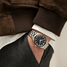 Load image into Gallery viewer, HAMILTON JAZZMASTER PERFORMER AUTO - Black Dial w SS Bracelet H36205130
