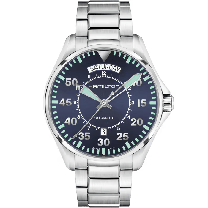 HAMILTON Khaki Aviation Pilot Day Date Auto H64615145