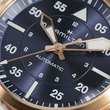 Load image into Gallery viewer, HAMILTON - KHAKI AVIATION PILOT AUTO H76245840
