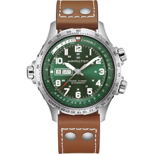 Load image into Gallery viewer, Khaki Aviation X-Wind Day Date Auto - H77735560
