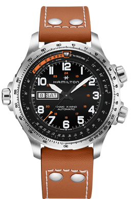 HAMILTON: KHAKI AVIATION X-WIND DAY DATE AUTO H77755533 - Moments Watches & Jewelry