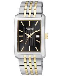 CITIZEN Mens QTZ QTZ Two-Tone Stainless Steel Case, Two-Tone Stainless Steel Bracelet, Black  Dial, WR 0030M BH1678-56E